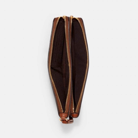 COACH NWT DOUBLE ZIP WALLET - Picture 3 of 4